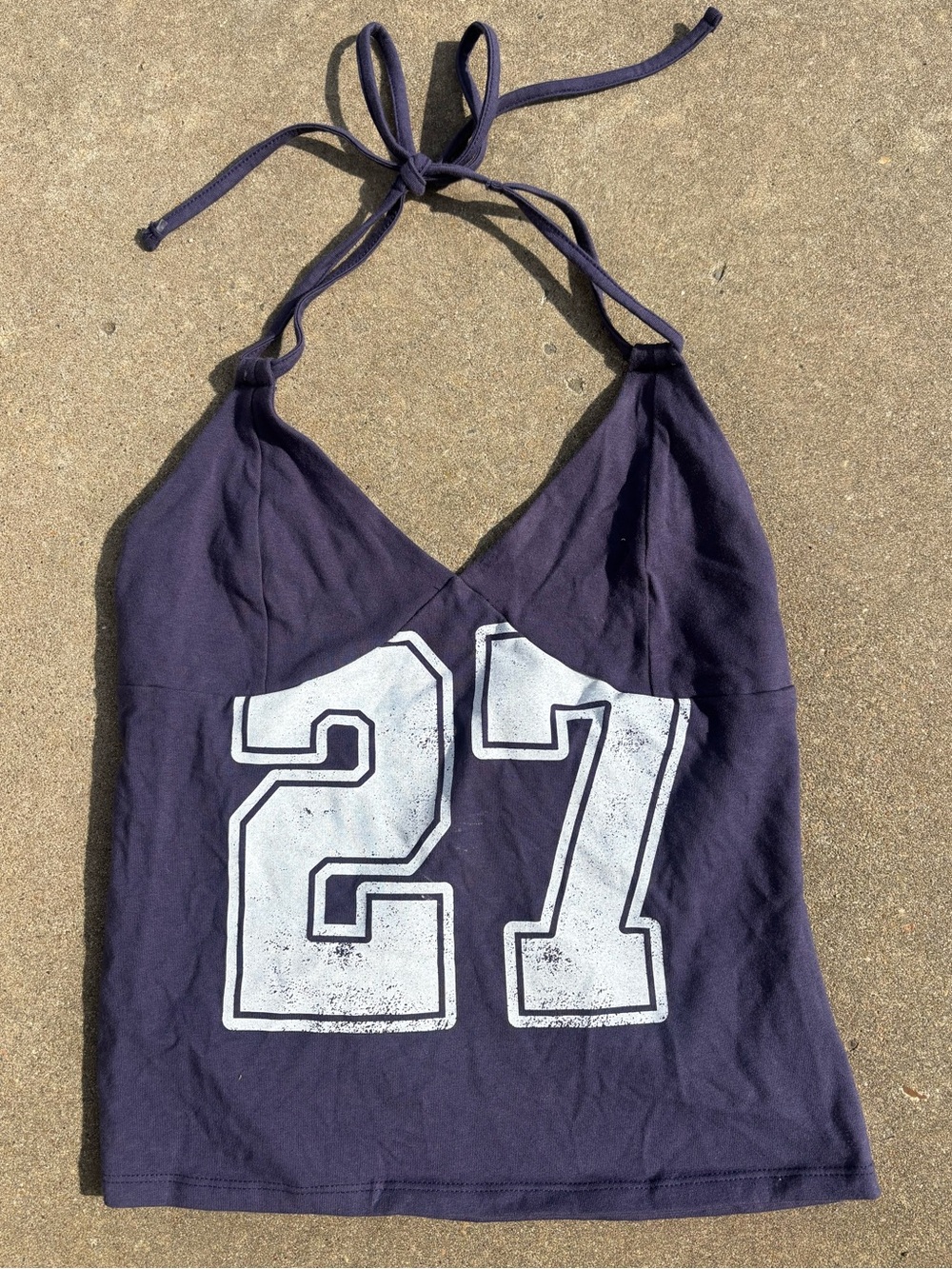 wild fable Purple Graphic Tank Top with White Logo